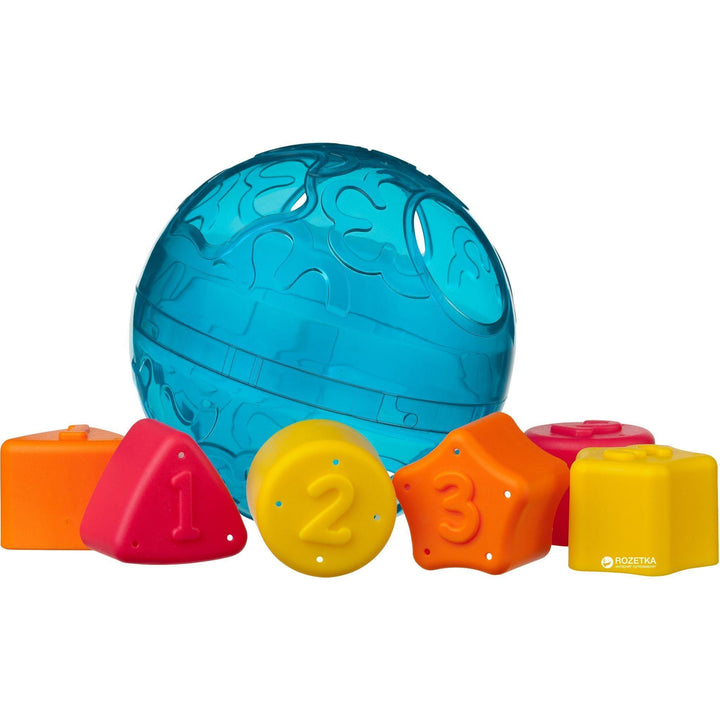 PELOTA PLAYGRO FIGURAS ENCAJABLES AZUL - Farmashopping