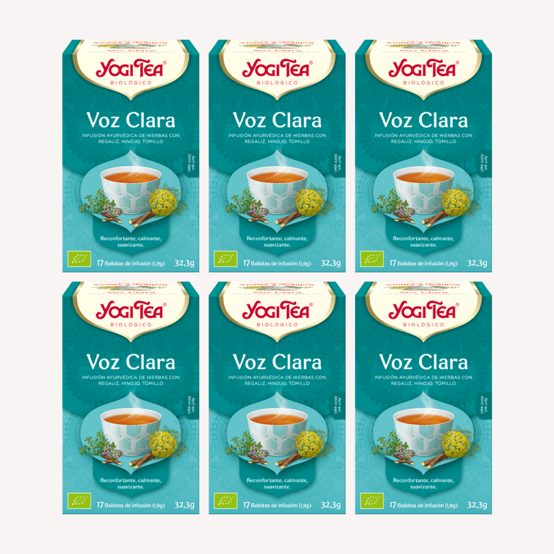 Pack 6 Yogi Tea Voz Clara Infusiones