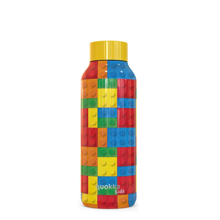 QUOKKA BOTELLA ACERO INOXIDABLE KIDS FORMS COLORES 510 ML - Farmashopping