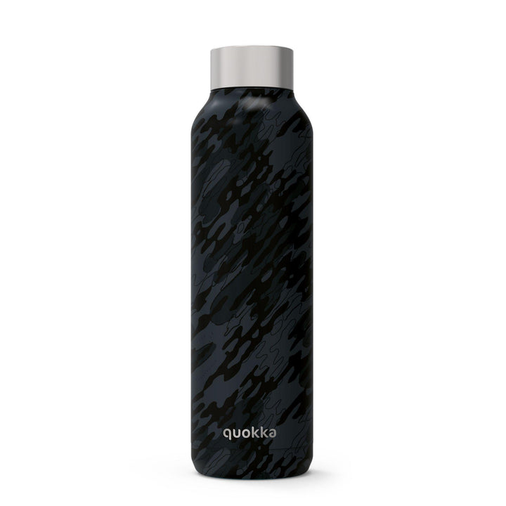 QUOKKA BOTELLA ACERO INOXIDABLE SOLID BLACK 630 ML - Farmashopping