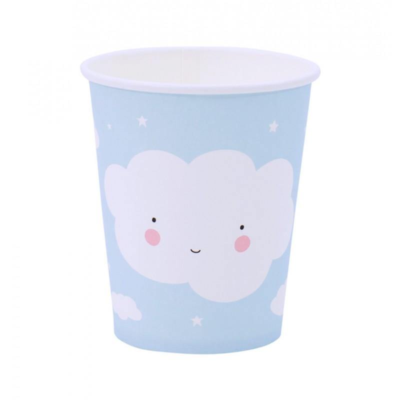 VASOS DE PAPEL NUBE LITTLE LOVELY - Farmashopping