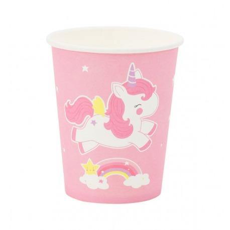 VASOS DE PAPEL UNICORNIO LITTLE LOVELY - Farmashopping