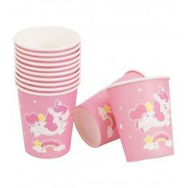 VASOS DE PAPEL UNICORNIO LITTLE LOVELY - Farmashopping